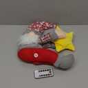 Christmas Tree Topper Gnomes Decorations with Lights,21.7 Inches Handmade Embrace Christmas Tree Gnome with Lighted StarChristmas Home Decor Curtain Tie Wine Bottle Decoration (Red Hat)