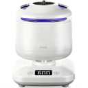 Retainer Cleaner Machine, Jewelry Cleaner Ultrasonic machine for Mouth Guards, Jewelry, Rings, Invisalign Cleaner, Detachable Design with Digital Timer & 4 Cleaning Modes, 2025 (White)