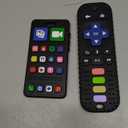 Teething Toy for Baby 3 6 12 18 Months, Realistic Remote Control and Mobile Phone Baby Teether Toy, Baby's Chew Toys, Food Grade Silicone Teething Toys for Infants, BPA Free, for Babies Gum Relief