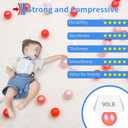 STARBOLO Ball Pit Balls for Toddlers Phthalate Free BPA Free Non-Toxic Crush Proof Play Balls for Toddlers Kids Pool Playhouse Pack of 100 200 500