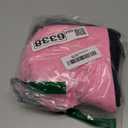 OQQ Women 3 Piece Yoga Shorts Sexy High Waist Booty Stretch Workout Exercise Hot Shorts Black Darkgrey Candypink