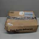 Storage Ottoman Foot Stool, 17 inches Folding Ottoman with Storages, Velvet Storage Bench with Side Pocket, Foot Rest for Living Room, Bedroom (Milky Tea Color)