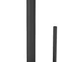 STWWO Paper Towel Holder Countertop, Black Paper Towel Holder with Anti Slip Weighted Base, Stainless Steel Heavy Duty Freestanding Papertowel Holder for Bathroom, Kitchen Roll Holder