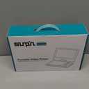 SUNPIN New 11.5" Portable DVD Player for Car and Kids, 9.5" Swivel Brightness Enhanced Screen, with Car Charger and Headrest Mount, Upgraded Remote Control, 5 Hours Battery, Dual Earphone Jack(Purple)