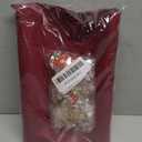 KPOSIYA 12PCS Christmas Napkin Rings Set of 6 and 6pcs Red Napkins Cloth, Metal Xmas Napkin Ring Holders for Winter Christmas Holiday Dinner Party Table Decoration