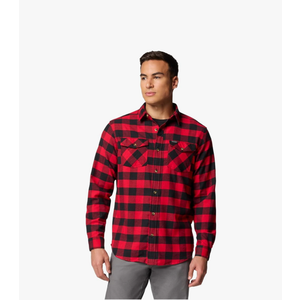Columbia Men's Bearmouth Springs Roll Up Long Sleeve Flannel Shirt L
