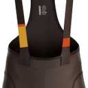 INBIKE Men's Cycling Bib Shorts 3D Padded, Long Riding Pad, Cycling Bibs, Bike Bib Shorts (Large, Coffee)