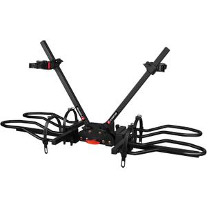 FORWODE Bike Rack Hitch for Car, 200LB 2-Bike Racks with Hitch Lock, Applicable to All Bikes Wobble Free Smart Tilt Hitch Bike Rack for 2 Inch Adjustable Bike Holder & Strap Fits Up to 5 Inch Fat Tire