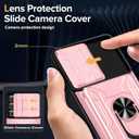 for Samsung Galaxy S25 Plus Case Wallet, Built-in Card Holder for Samsung S25 Plus Case with Stand, Heavy Duty Shockproof Full Body Kickstand Cover, for Samsung 5G S25 Plus Case with Screen Protector (Pink)