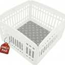 PJYuCien Non-Slip 36"x36" Pet Playpen Mat with 3-Layer Comfort, Reusable and Washable Training Crate Pad, Travel Mat and Sofa Protector for Puppies, Dogs, Cats, Rabbits, and Small Animals, Gray