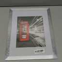 12x16 Picture Frame, Display Pictures 8.5x11 with Mat or 12 x 16 Without, Wall Hanging Poster Frames, Silver, 1 Pack