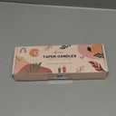 10 Inch Grayish-Brown Taper Candles for Home Decoration, 10 Pack Unscented Candlesticks for Dinner Wedding Party, Smokeless and Dripless Candle Sticks