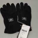 Pioneer Camp Winter Fleece Gloves for Men Women with Touchscreen Fingers Anti-Slip Warm for Cold Weather Running Work Hiking (Small, Black)