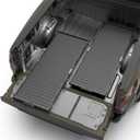 T2 Foldable Slide-Out Truck Bed Cargo Tray-Full Size for Trucks F150/RaptorRam/Rtx 1500 & Classic / Silverado 1500Sierra 1500Titan&TitanTundr|No Drilling Installation|Two Foldable Aluminum Tray