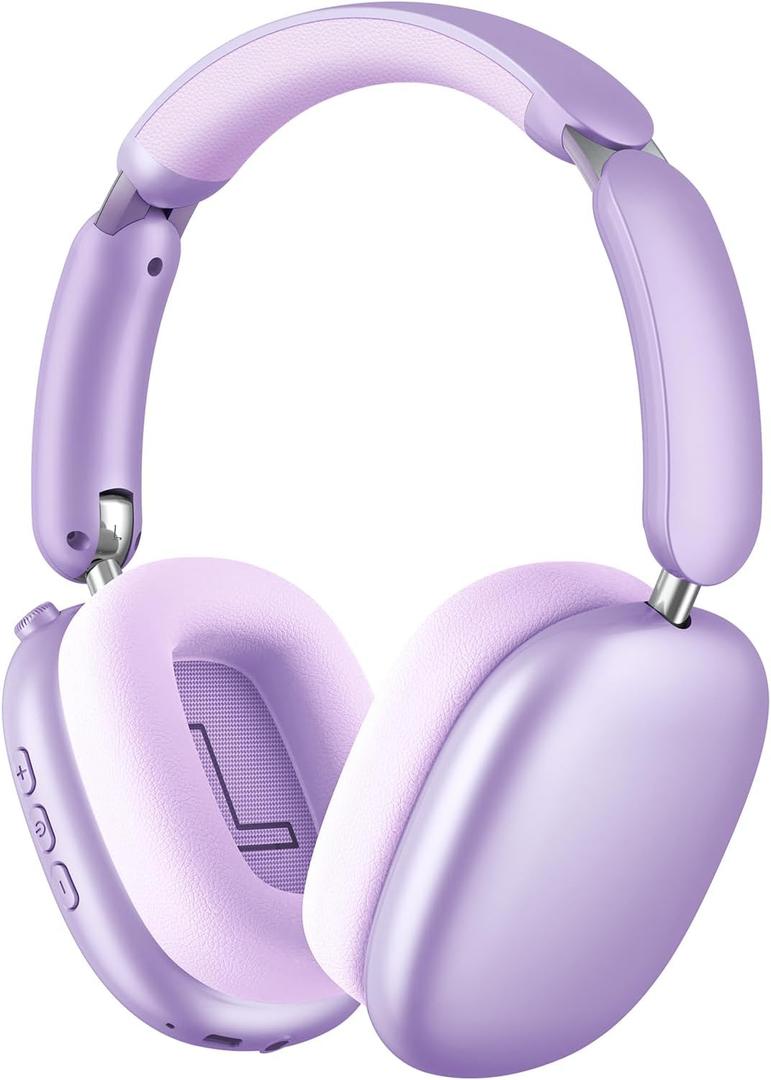Wentronic Active Noise Cancelling Headphones,60H Battery,5 EQ Music Modes,Hi-Res Audio,Deep Bass,Foldable Wireless Over