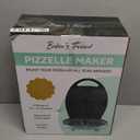 Baker's Friend Multi Pizzelle Maker Electric, Stroopwafel Iron, 4 x 4.5'' Pizzelle Waffle Cookies Maker with Temperature Control, Ideal for Holidays, Parties & More, Great Choice for Gift