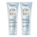 L'Oreal Paris Clarify and Restore Sulfate Free Shampoo and Conditioner Set with Antioxidants for Hard Water Exposure and Styling Buildup, EverPure, 1 Hair Care Kit