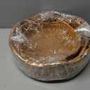 3 PCS Rattan Bread Basket - 3 Size Authentic Handmade Decorative Woven Baskets for Kitchen, Round Rattan Fruit Baskets Bowls for Table, Kitchen Decor