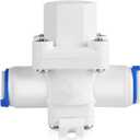 3/8" Water Pressure Relief Regulator Reducing Valve Filter RO Water for 3/8 Pushfit Tube, 29-50Psi -limiting Valve, 2.56 x 2.36 inch