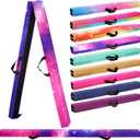 6FT/9FT Folding Balance Beam for Kids ages 3-15- Foldable Gymnastics Floor Beam,Anti-Slip ,Carrying Bag, Faux Suede Covered,EVA foam,Gymnastics Equipment for Kids Training At Home,School,Gym Center