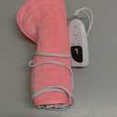 Deepsoon Heating Pad,Electric Heating Pads for Back,Neck,Abdomen,Moist Heating Pad for Shoulder,Knee,Arms,Legs,Dry/Moist Heat & Auto Shut Off,Christmas Gifts for Men and Women,BabyPink,24x12 Inch