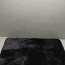 Smiry Memory Foam Bath Mat 35x25, Extra Soft and Absorbent Bathroom Mats, Non Slip Washable Carpet for Floor, Shower and Tub, Black