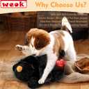 WEOK Puppy Heartbeat Toy for Separation Anxiety Relief, Heartbeat Stuffed Animal Anxiety Calming Behavioral Aid Plush Toy for Dogs Cats Pets
