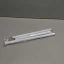 White Tension Curtain Rod for Windows 28 to 48 inch, Adjustable Expandable Pressure Spring Curtain Rod No Drilling, 7/8" Curtain Rod for Bedroom Doorway Closet Door