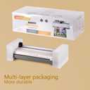 Laminator Machine 11X17 with 70Letter Size Laminating Sheets for A3/A4,13Inch Wide Thermal Hot&Cold 2Roller Lamination Laminated 3-5mil for Office Home School Teacher,with Paper Cutter,Corner Rounder