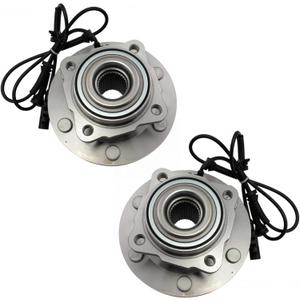 TRQ Rear Wheel Hub Bearings Assembly Set Compatible with 2012-2015 Nissan Armada