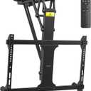 VIVO Electric Ceiling TV Mount for 32 to 70 inch Screens, Large Flip Down Motorized Pitched Roof VESA Mount, Master Pack, Black, MOUNT-E-FD70