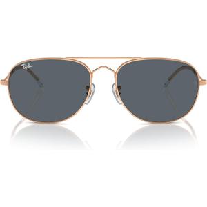 Ray-Ban Rb3735 Bain Bridge Aviator Sunglasses (Rose Gold/Blue) Ray-Ban Rb3735 Bain Bridge Aviator Sunglasses (Rose Gold/Blue)