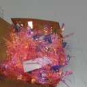 Pink Tinsel Garland for Christmas Tree Decorations Wedding Birthday Party Supplies 17 Feet