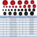 Bearing Press Kit, Bearing Race and Seal Driver Set, Bearing Race Punch Set with Seal Driver and Bearing Adapters, Bearing Seal Driver Kit (43 Piece Bearing Press Kit)