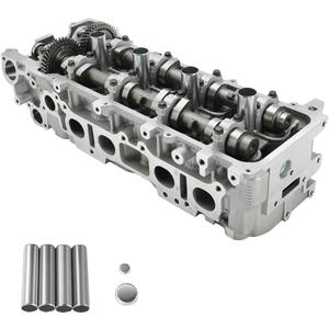 FIT Toyota Tacoma 2.4L 2RZFE, 4Runner T100 Tacoma 2.7L 3RZFE, Complete Cylinder Head Assembly 8-Port, Camshafts Valves Gasket Set Included, Replaces 11101-79276
