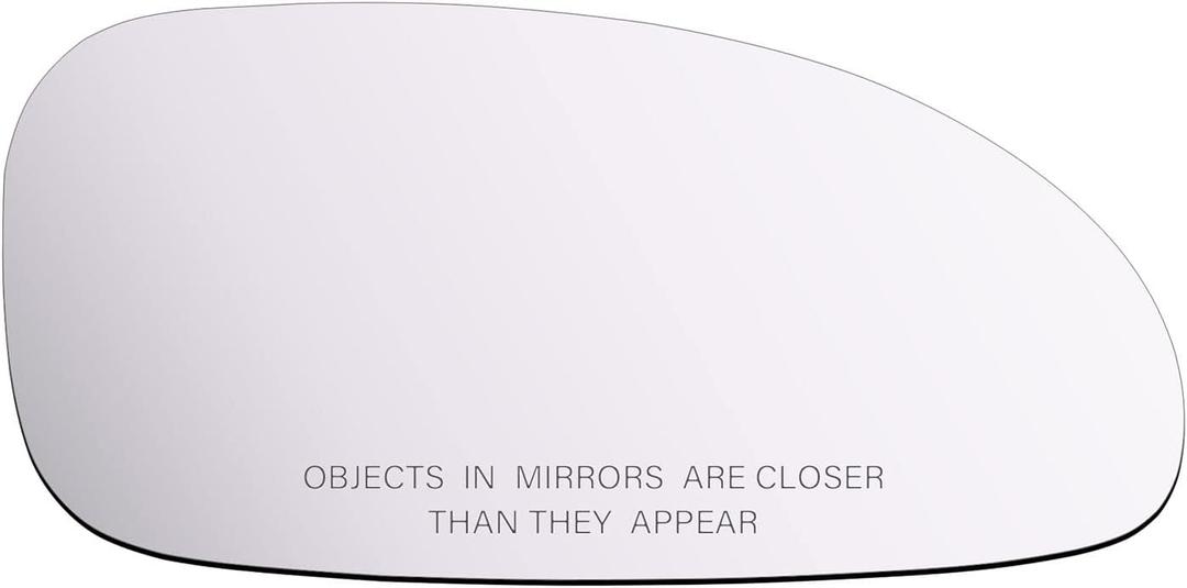ReYee Mirror Glass fit for 2000 2001 2002 2003 2004 2005 Buick Lesabre Replacement Passenger Right Side No Backplane Convex View RH Including Adhesive