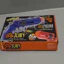 REKT Jury Revolver Foam Dart Blaster Pistol Gun, Blue (Blue)