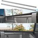 Side Trail Rail System Compatible with 2020-2025 Jeep Gladiator Truck Bed Rail System Tie Down Rail Replacement for 2020-2025 Jeep Gladiator Accessories (Side Trail Rail)