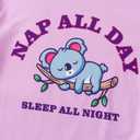 Little Big Girls Pajamas 2PCS Set Soft Cartoon Short Sleeve with Tie Dye Pants Sleepwear Teens PJS Clothes Size 6-16 (Pink, S)