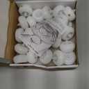 Homemory 24Pack 2 Flameless Led Floating Candles, 200 Hour Plastic Battery Operated Flickering Waterproof Tealights for Cylinder Vases, Centerpieces at Wedding, Party, Pool, Holiday (White Base)