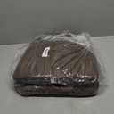 baibu Super Soft Polyester Pillow Cushion, 2 Pack (14x14x1.5in, Brown)