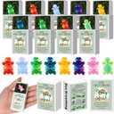 Wonderjune 30 Sets Emotional Support Gifts Bulk for Coworkers Cna Week Teachers End of Year Gift Emotional Support Mini Animals in a Box with Positive Card for Nurse Office Staff (Metallic Turtle)