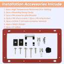 Pilot Assembly for Water Heater Parts Compatible with Rheem Ruud Richmond SP21058 SP20824 SP20754 SP20800 | NG/LP Universal Burner Ignition Replacement Kit with Thermopile & Sparker