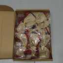 Chuangdi 6 Pcs Christmas Premade Bows for Wreaths Buffalo Plaid Bows Xmas Plaid Gift Bows Burlap Wreaths Bows Christmas Tree Topper for Wedding Holiday Thanksgiving(Black and White, Red and Black)