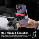 CARFIB Car Phone Mount fit for Tesla Model Y Model 3 Accessories Strong Magnet Screen Phone Holder Adjustable fit for iPhone and Other Phones with Magsafe Magnetic Ring