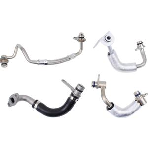 Turbo Coolant Water and Oil Inlet and Outlet Feed Pipe Line for BMW 228i 428i 2014-16, 320i 2013-16, 328i 2.0 528i Z4 2012-16, X1 2.0 2013-15, X3 2013-17, X4 2015-18, X5 2016-18 2.0