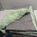 Rezutan Fluffy Rug for Living Room Bedroom, Large Comfy Modern Shaggy Fuzzy Kids, Plush Indoor Nursery Classroom Home Decor Bedside Rug with Non-Slip Bottom, Sage Green, 5X7 Feet