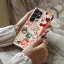 DEENAKIN for Samsung Galaxy S23 Ultra Case,Cute Floral,Wireless Charging | Compatible with Magsafe, Dual-Layer Hard Shell + Silicone, Shockproof Protective Phone Cover for Women Girls
