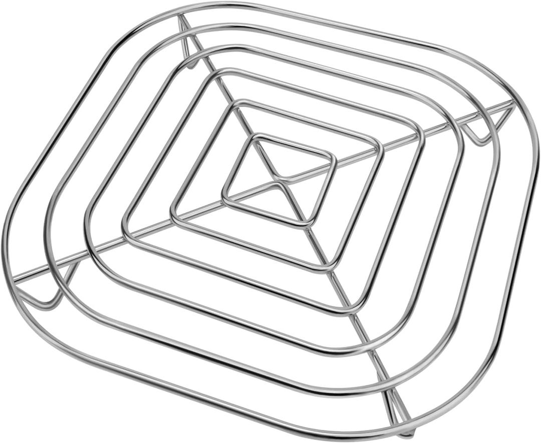 Crisper Rack for Ninja Crispi Air Fryer FN101, Ninja Crispi Accessories, Ninja Crispi Replacement Parts, Food Grade, Stainless Steel SUS304, Silver