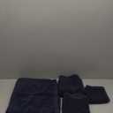 LINCOLN PALM, Towels Blue 4 pieces 12x12, 27x15, 53x27